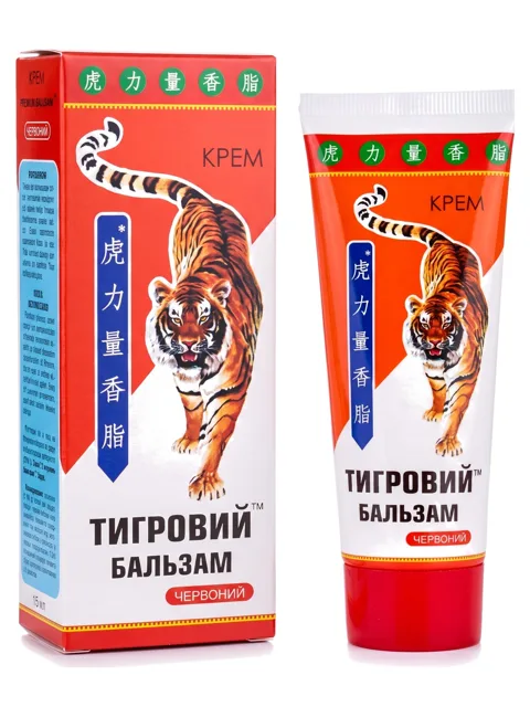 Elixír Tigří balzám RED hřejivý krém 75ml