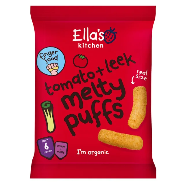 ELLA'S KITCHEN Křupky rajče a pórek BIO 20 g