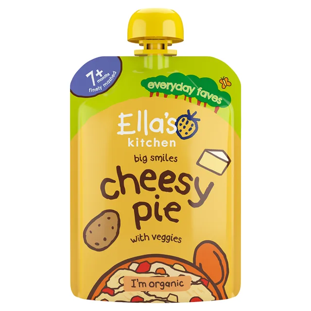 ELLA'S KITCHEN Sýrový koláč se zeleninou BIO 130 g