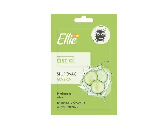 Ellie čisticí slupovací okurková pleťová maska 2 x 8 ml