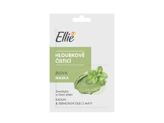 Ellie hloubkově čisticí jílová pleťová maska 2 x 8 ml