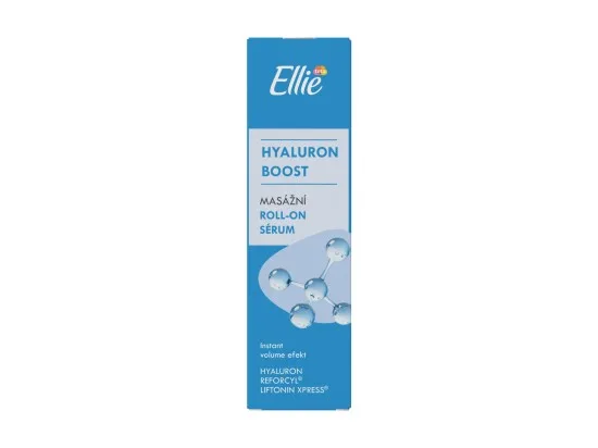 Ellie Hyaluron Boost omlazující masážní roll-on sérum 10 ml