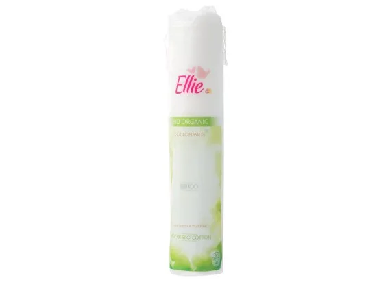 Ellie kosmetické vatové polštářky ze 100% organické bio bavlny 100 ks
