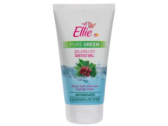 Ellie Pure Green zklidňující čisticí gel na obličej 150 ml