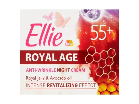 Ellie Royal Age 55+ Revitalizační noční pleťový krém proti vráskám 50 ml