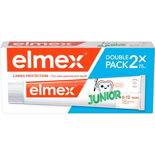 Elmex dětská Junior Duopack 2 x 75 ml