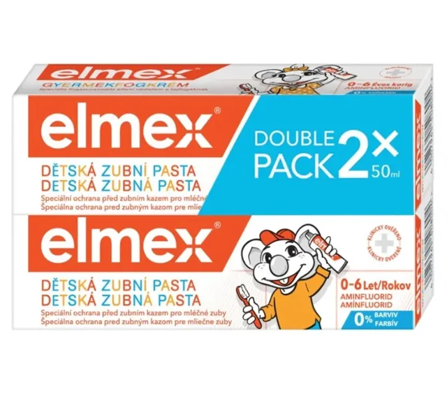 Elmex dětská Kids Duopack 2 x 50 ml