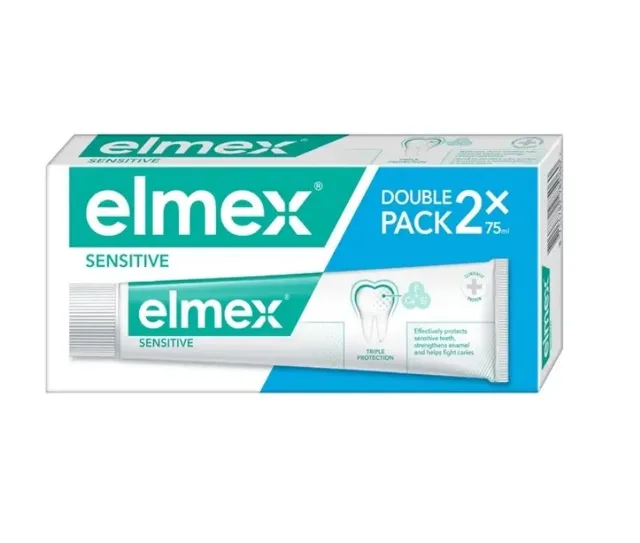 elmex Sensitive zubní pasta duo 2x75ml