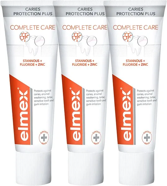 Elmex Zubní pasta Caries Protection Plus Complete Care 3 x 75 ml