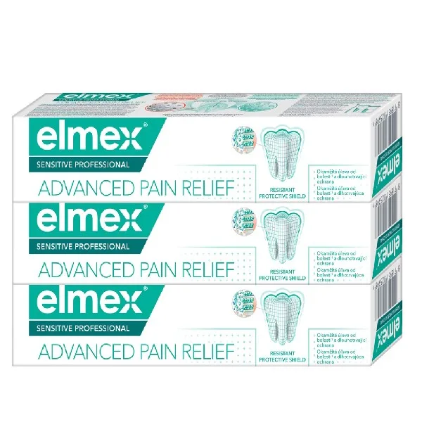 Elmex Zubní pasta Sensitive Professional 3 x 75 ml