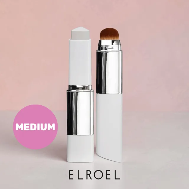 ELROEL - Blanc Cover Cream Stick Medium - Krémový krycí make-up v tyčince měnící barvu odstín MEDIUM - 13 g