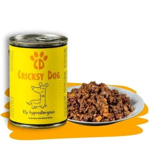 Ely hypoalergenní mokré krmivo pro psy s králičím – 410 g - 24ks balení