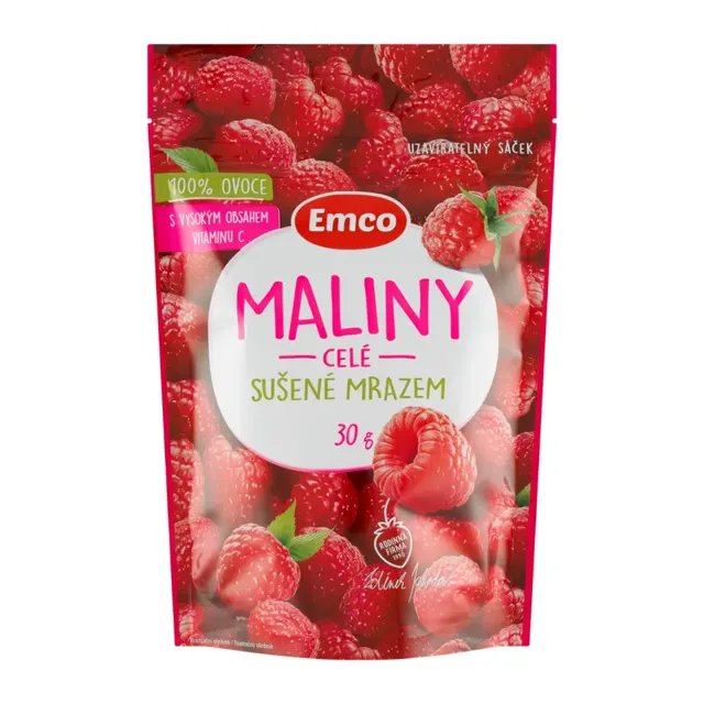 Emco Maliny sušené mrazem celé 30 g