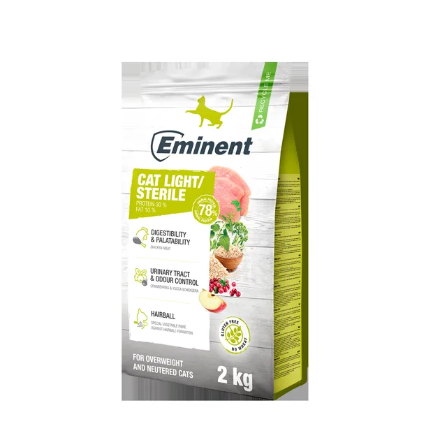 Eminent Cat Light/Sterile High Premium 2 kg