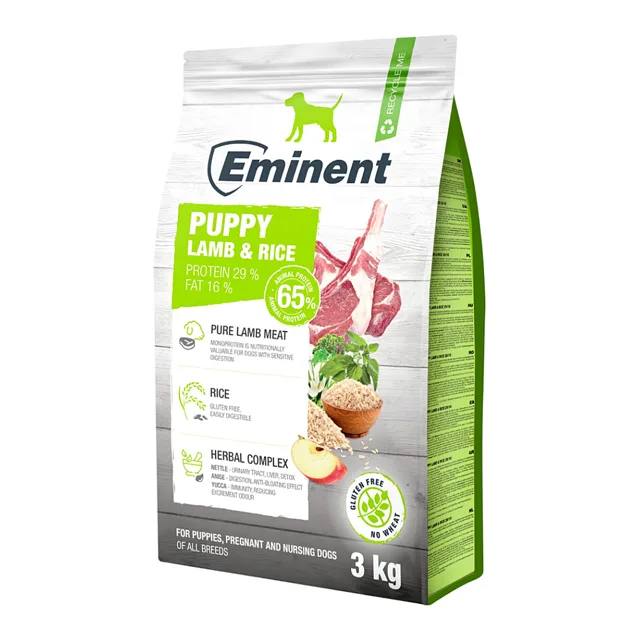 Eminent Puppy Lamb & Rice, Hmotnost balení: 3 kg