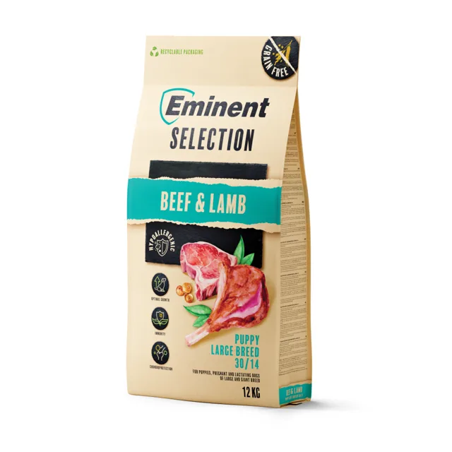 Eminent Selection Puppy Large Breed Beef&Lamb 12 kg