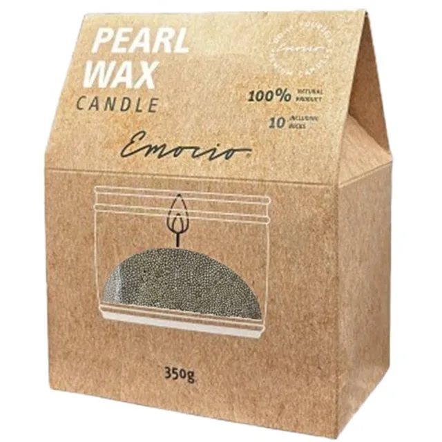 Emocio Pearl Wax Green svíčka 350 g