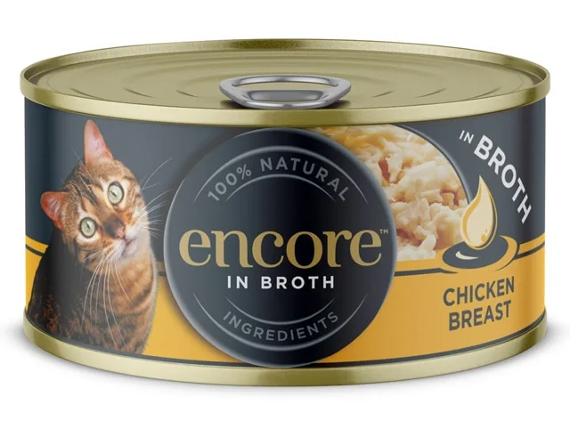 ENCORE Cat Chicken Breast in Broth kuřecí prsa v vývaru 70 g