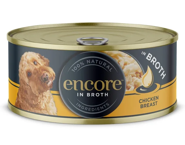ENCORE Dog Chicken Breast in Broth kuřecí prsa ve vývaru 156 g