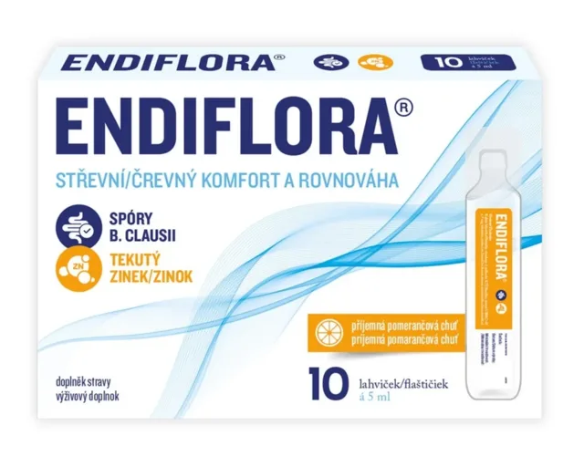 Endiflora střevní komfort a rovnováha 10x5ml