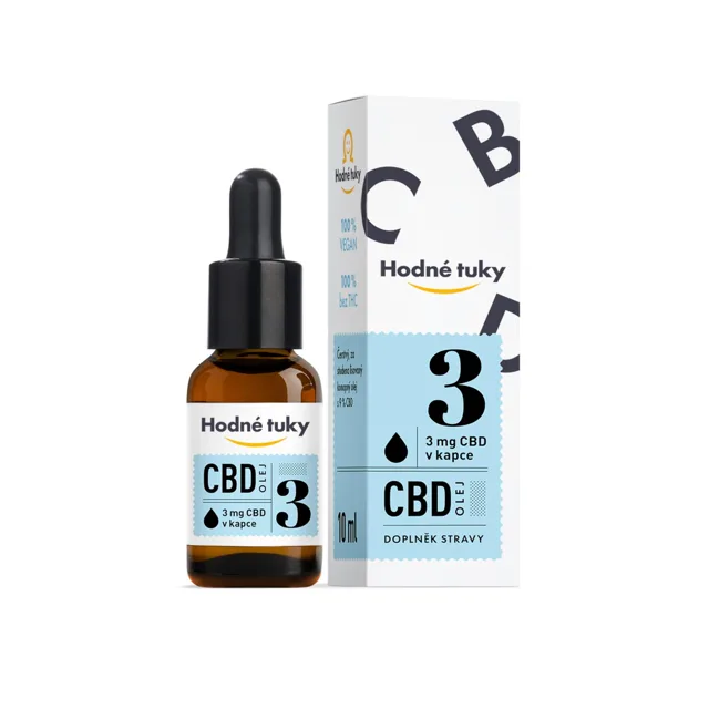 Endoverse Hodné tuky 3 CBD olej, 10ml