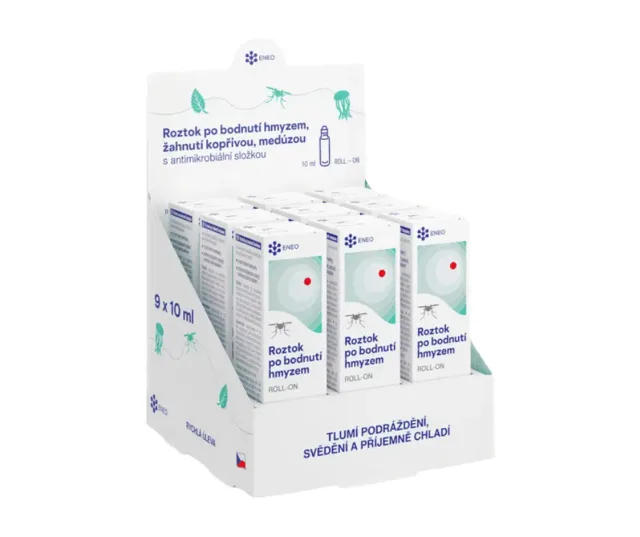 Eneo Roztok po bodnutí hmyzem roll-on 9 x 10 ml