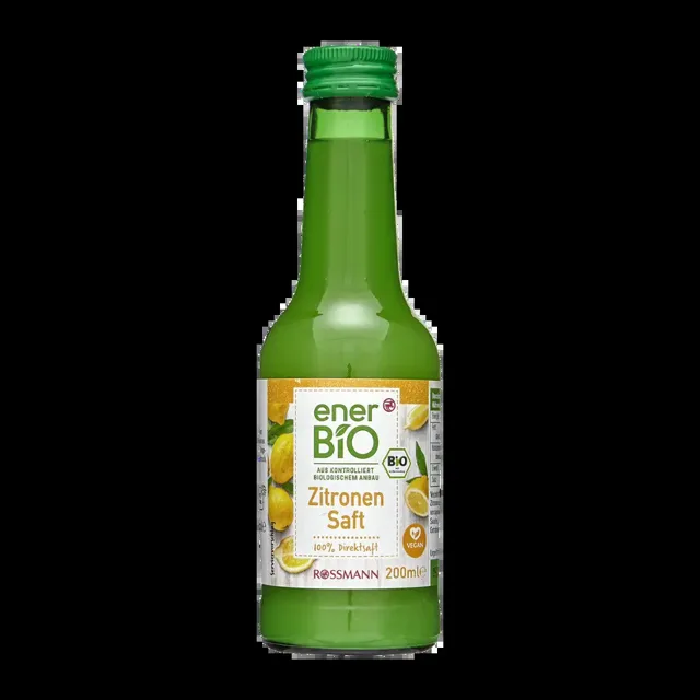 enerBiO BIO citronová šťáva 200 ml