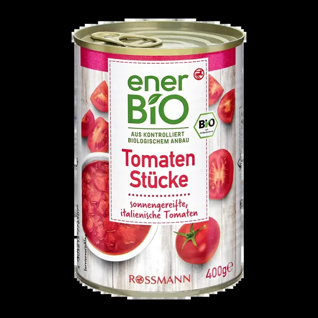 enerBiO BIO drcená rajčata  400 g