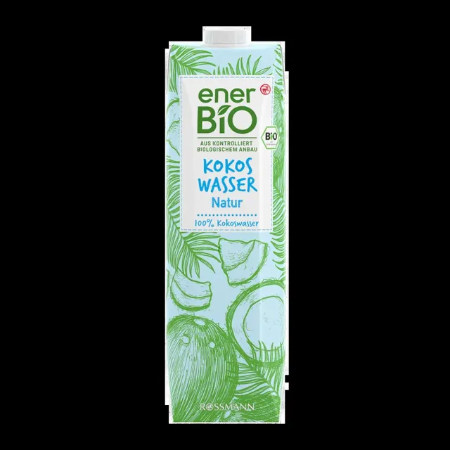 enerBiO BIO kokosová voda Natur 1 l