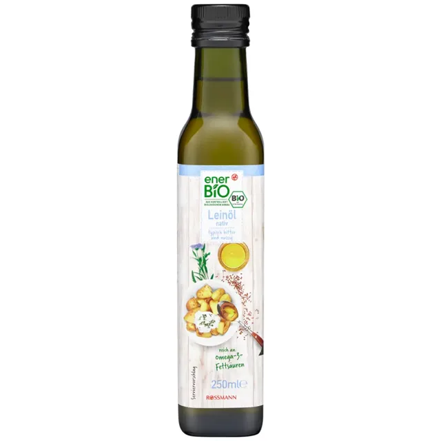 enerBiO BIO lněný olej   250 ml