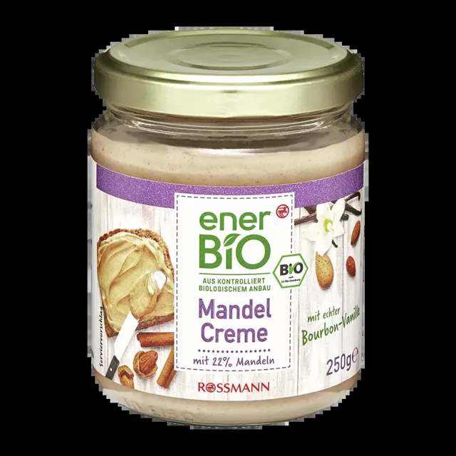 enerBiO BIO Mandlový krém 250 g