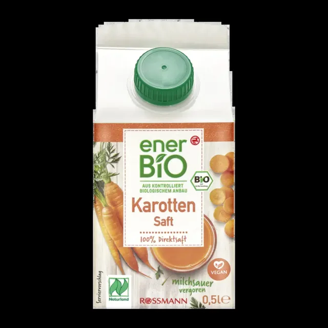 enerBiO BIO mrkvová šťáva 500 ml