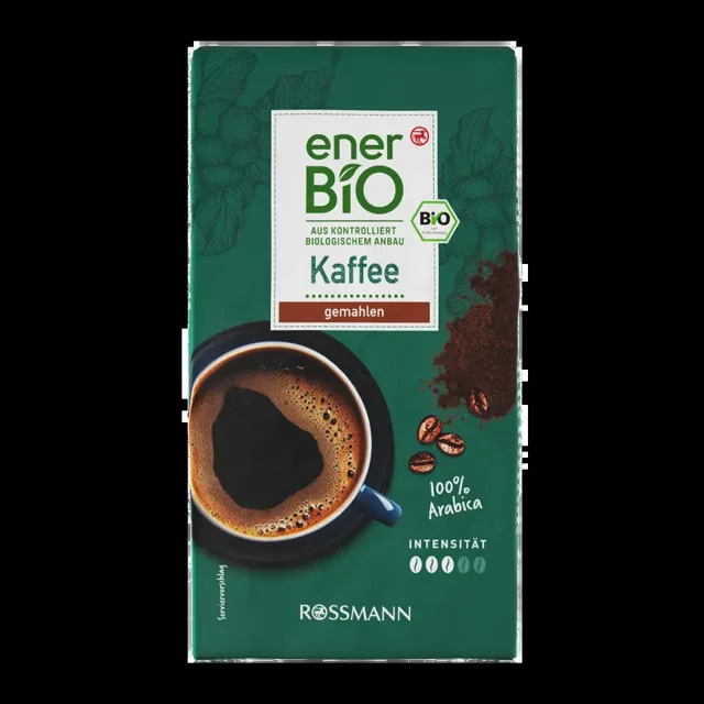 enerBiO BIO pražená káva 100% Arabica 500 g