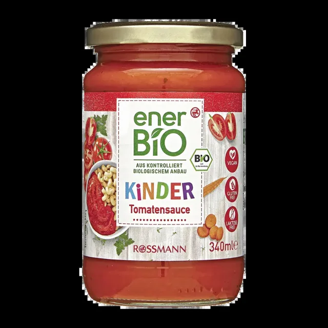 enerBiO BIO rajčatová omáčka se zeleninou pro děti 340 ml