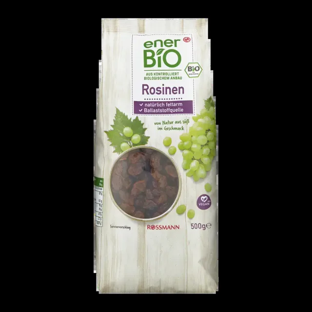 enerBiO BIO rozinky 500 g