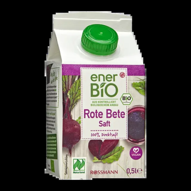 enerBiO BIO šťáva z červené řepy 500 ml