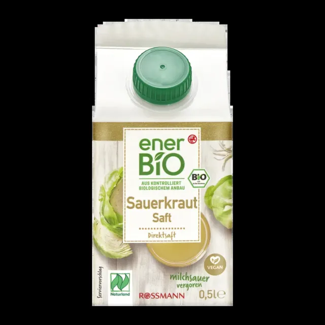 enerBiO BIO šťáva z kysaného zelí 500 ml