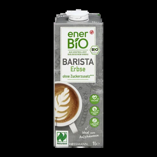 enerBiO Hráškový nápoj Barista 1 l