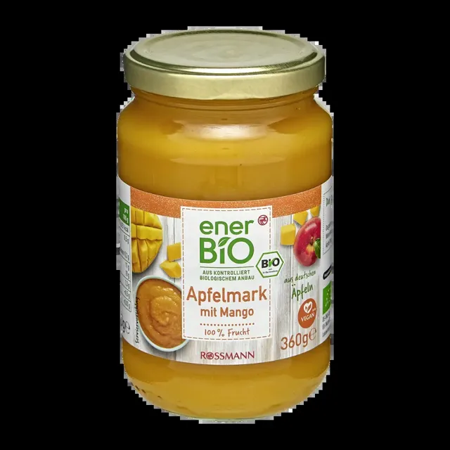 enerBiO Jablečné pyré s mangem 360 g