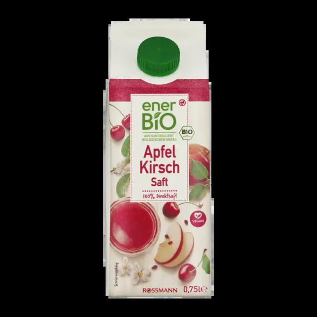 enerBiO Jablko-višňová šťáva 750 ml