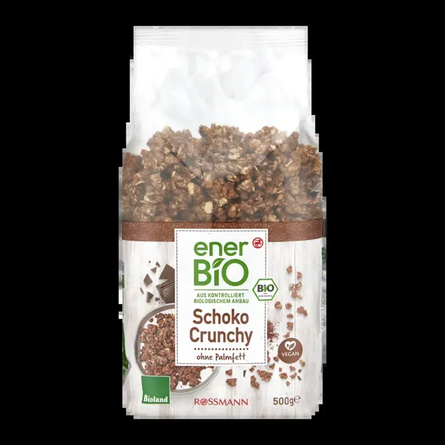 enerBiO Křupavé müsli s čokoládou 500 g