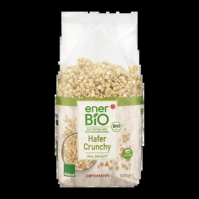 enerBiO Křupavé ovesné müsli 500 g