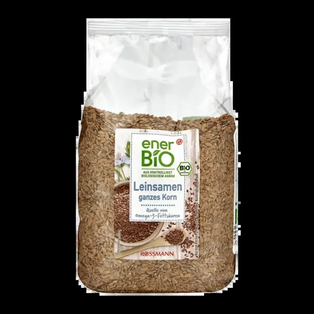 enerBiO Lněná semínka celá zrna  500 g