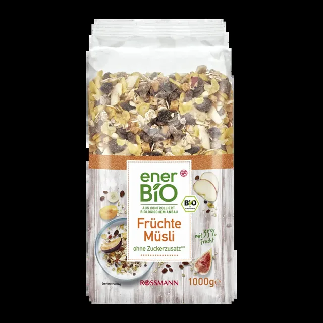 enerBiO Müsli ovocné 1 kg