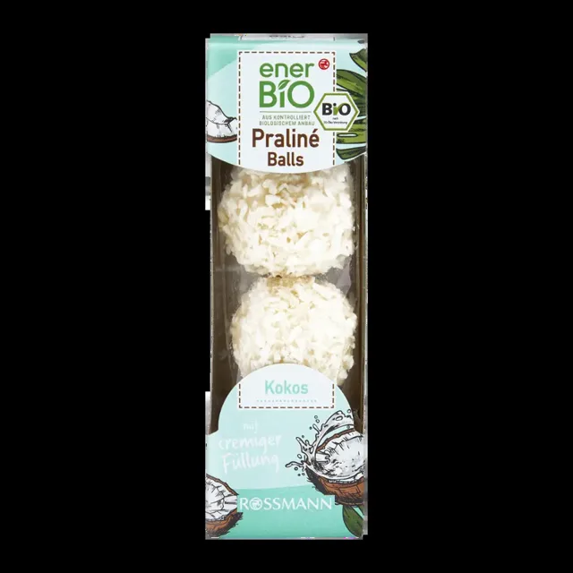 enerBiO Pralinky čoko-kokos 37 g