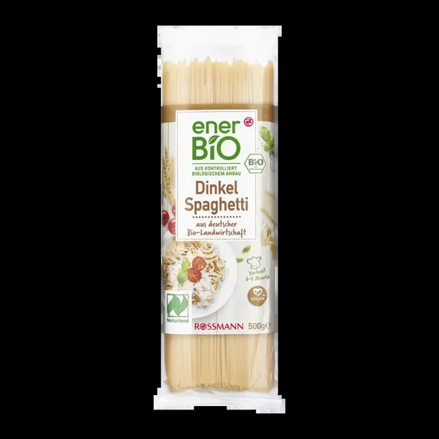 enerBiO Špaldové špagety 500 g
