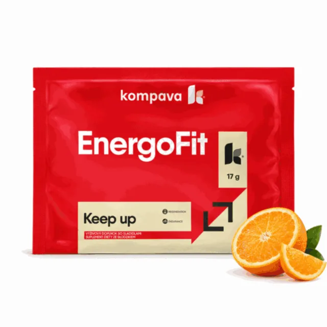 EnergoFit - energetický izotonický nápoj, 17g - pomeranč