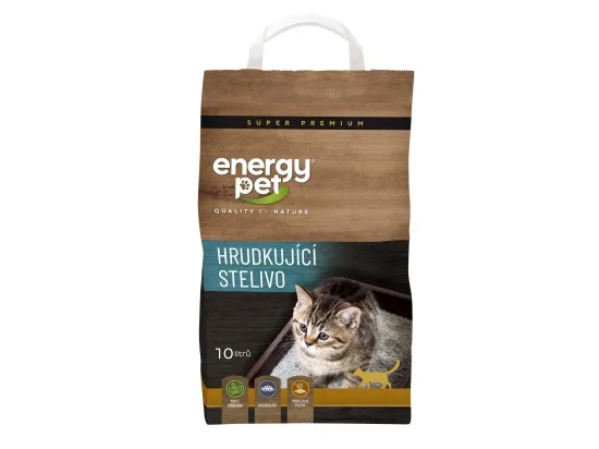 Energy Pet hrudkující stelivo pro kočky 10 l