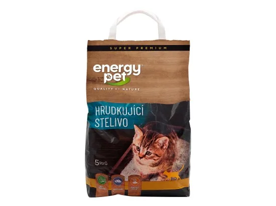 Energy Pet hrudkující stelivo pro kočky 5 l