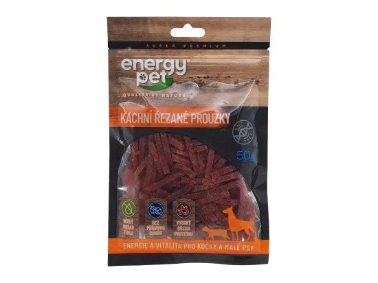 Energy Pet kachní řezané proužky 50 g